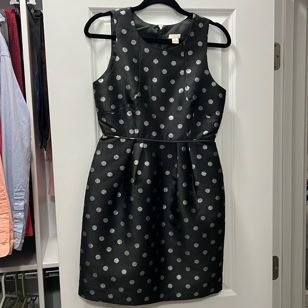 Jcrew polka dot dress. Size 4 petite. Never been worn